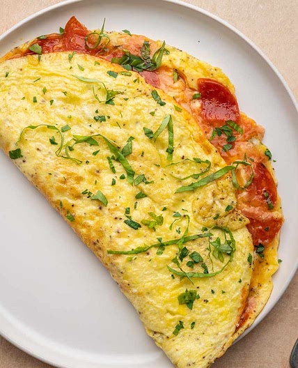 Pizza Omelet Recipe