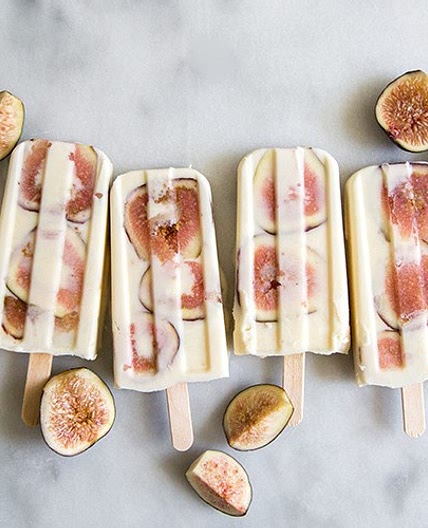 Whiskey Yogurt Fig Popsicles