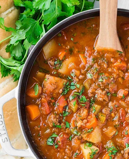 Easy Hamburger Soup Recipe