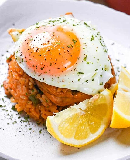 Japanese Ketchup Fried Rice for Adults (Chicken Rice)