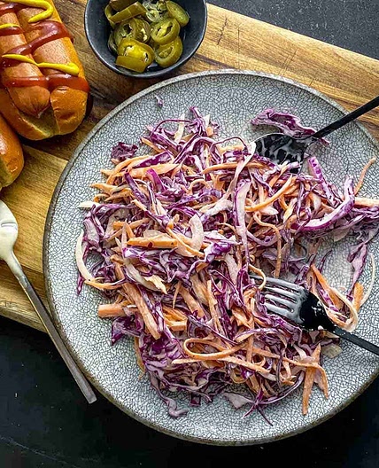 Traditional Coleslaw Recipe with Homemade Dressing