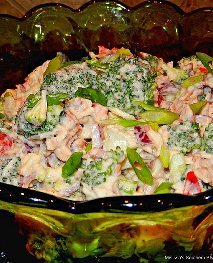 Broccoli Cauliflower Salad