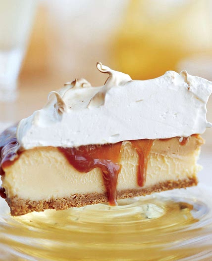 Chilled Grapefruit-Caramel Meringue Pie