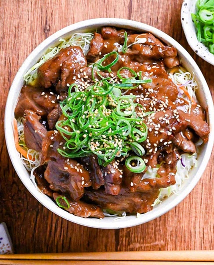 Wasabi Teriyaki Beef Bowl