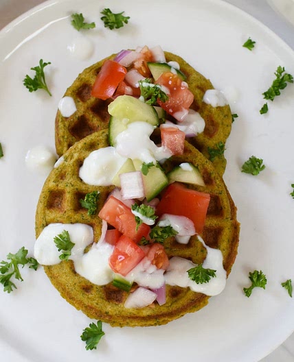 Falafel Waffles