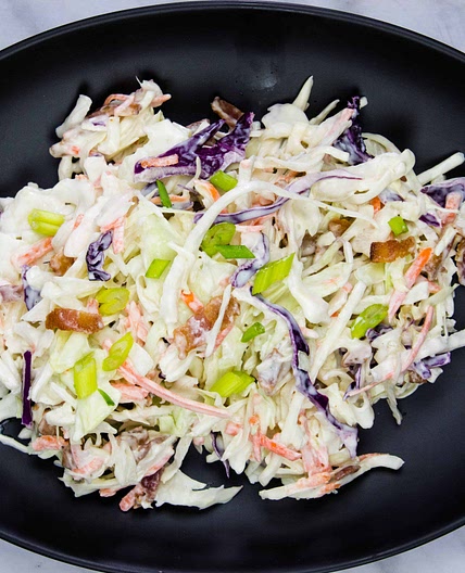 Pickle Slaw with Bacon