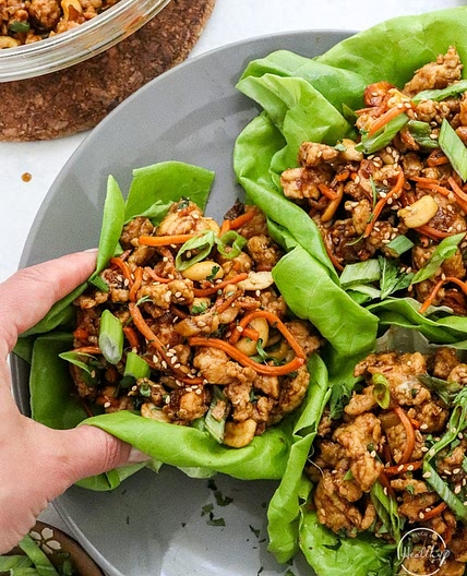 Thai Chicken Lettuce Wraps