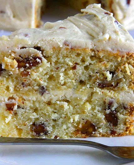 Eggless Butter Pecan Cake