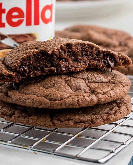 Nutella Brownie Cookies