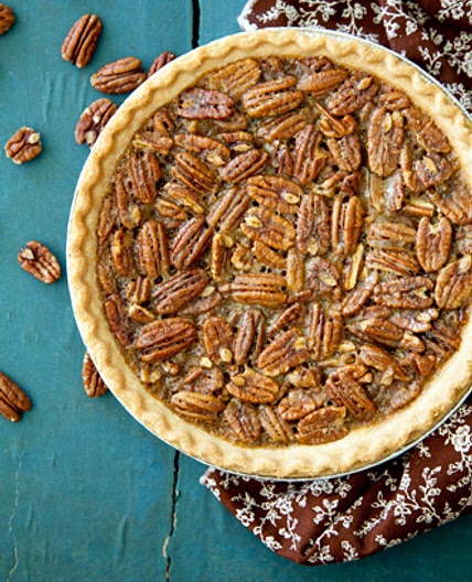 Bourbon Pecan Pie: aka Douglas' Dark Rum Pecan Pie