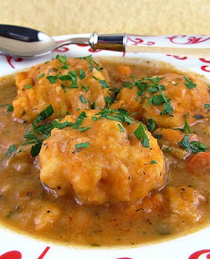Vegetable Stew with Herb Dumplings