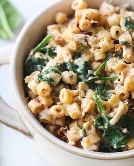 Instant Pot Tuscan Chicken Pasta Recipe (Freezer Meal)