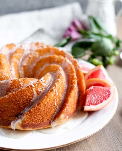 Grapefruit Yogurt Cake