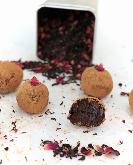 Rosy Earl Grey Truffles