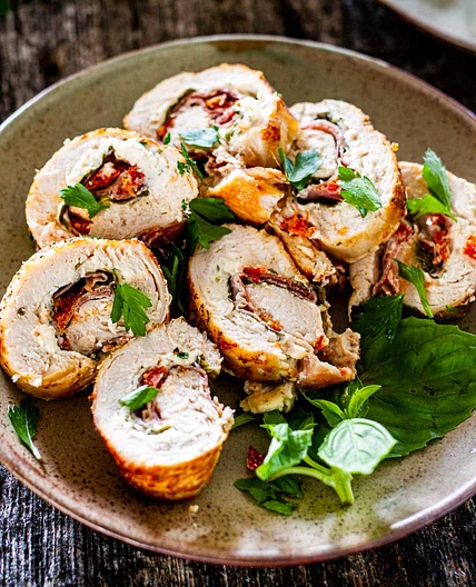 Cheese and Prosciutto Stuffed Chicken Breasts