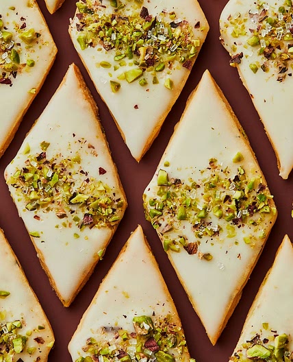 Brown Butter and Pistachio Sablés