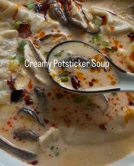 Chicken Pot Sticker Soup