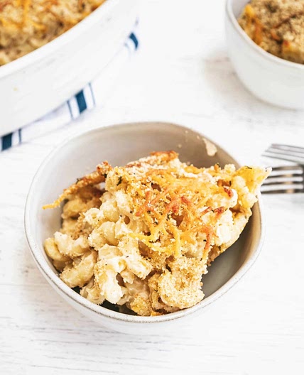 Lighter Baked Mac and Cheese