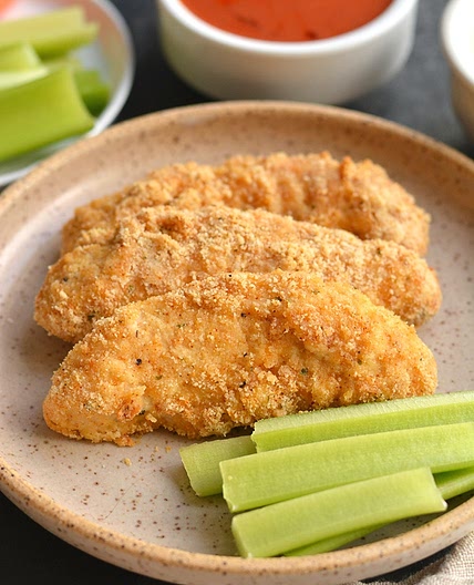 Almond Flour Buffalo Chicken Tenders