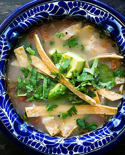 Mexican Chicken Lime Soup (Sopa de Lima)