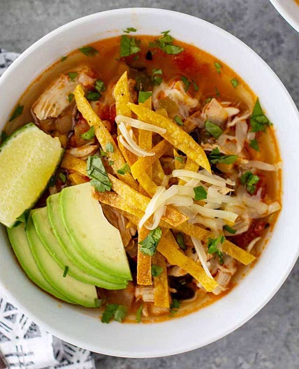 Instant Pot Chicken Tortilla Soup