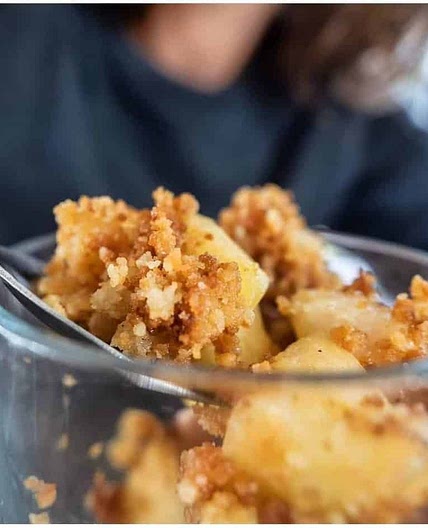 Frying pan crumble