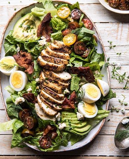 Grilled Balsamic Chicken Cobb Salad