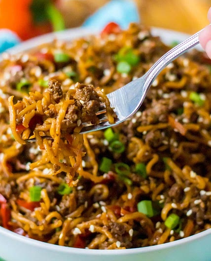 Slow Cooker Beef Ramen