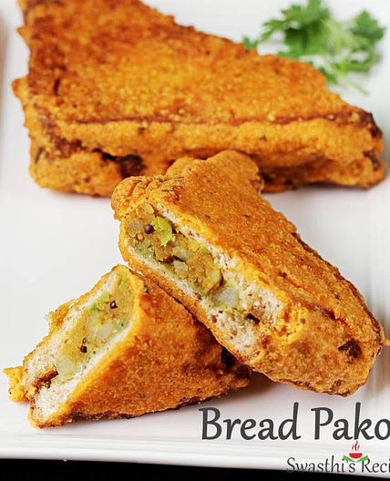 Bread Pakora Recipe (Bread Pakoda)