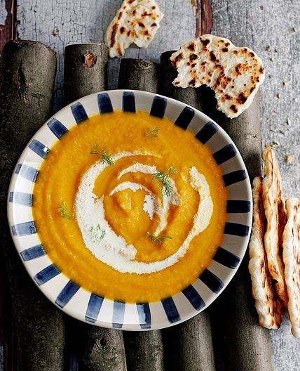Roast carrot & fennel soup