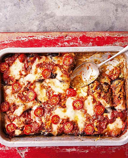 Baked Aubergine Cannelloni