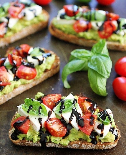 Caprese Avocado Toast