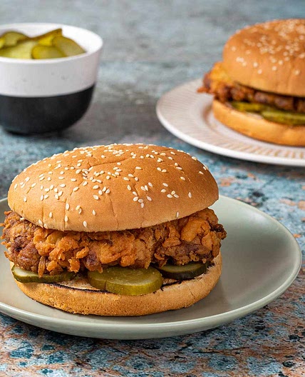 5-Ingredient Fried Chicken Sandwiches