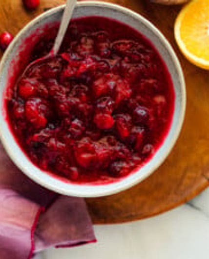 Naturally Sweetened Cranberry Sauce