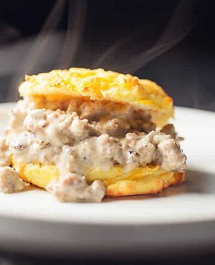 Keto Biscuits and Gravy