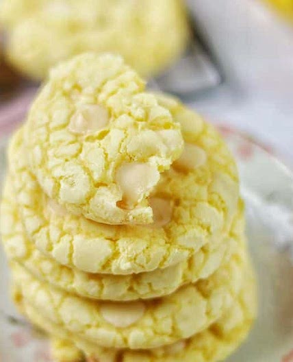 Lemon Cookies Using Cake Mix