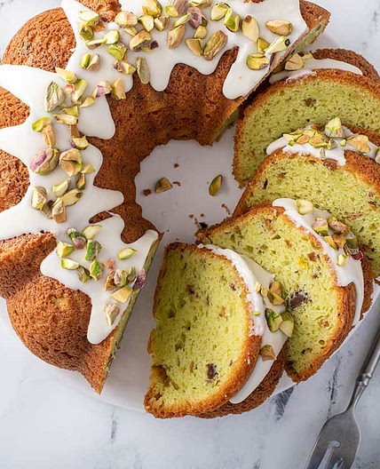 Pistachio Pudding Cake