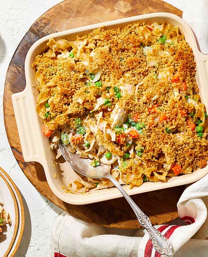 Creamy Rotisserie-Chicken Noodle Casserole