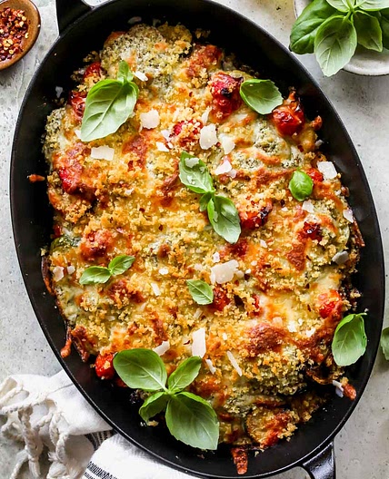 Eggplant Zucchini Lasagna
