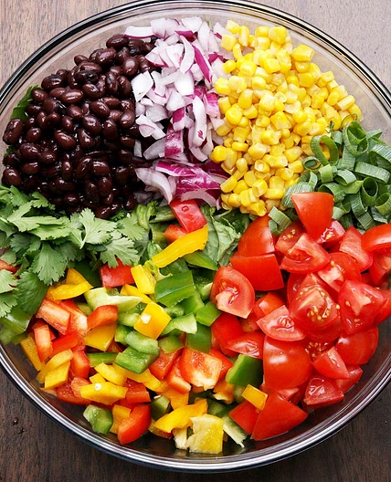 Southwestern Salad With Avocado Dressing Recipe by Tasty