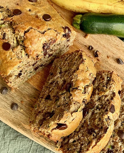 Vegan Zucchini Banana Bread