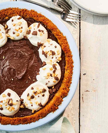 Chocolate-Peanut Butter Icebox Pie