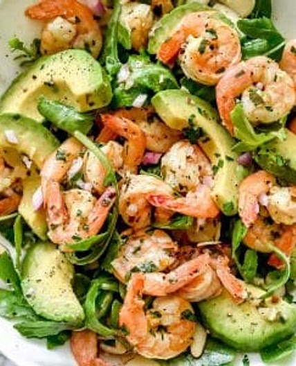 Citrus Shrimp and Avocado Salad