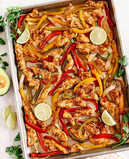 Sheet Pan Chicken Fajitas