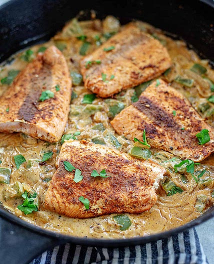 Creamy Cajun Salmon