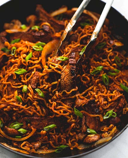 Spicy Korean Beef Noodles