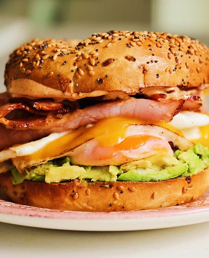Ultimate Bagel Breakfast Sandwich Recipe (Egg, Cheese + Ham)