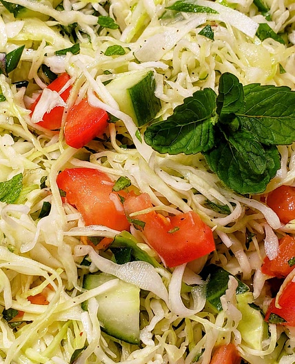 Lebanese cabbage salad