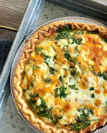 Spinach Feta Quiche Recipe Easy