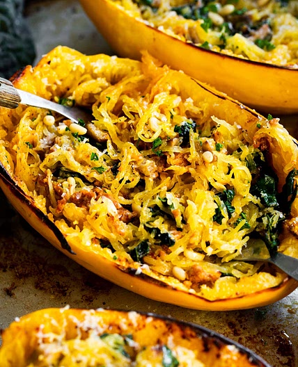 Brown Butter Spaghetti Squash